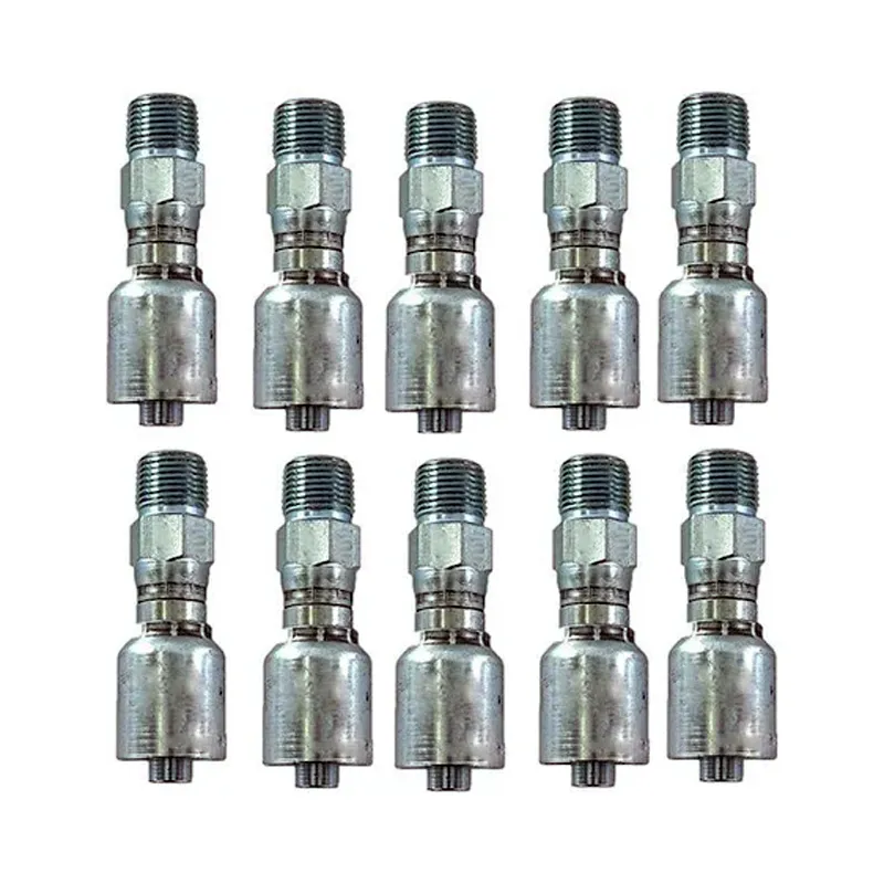 10 Pcs Hydraulic Hose Fitting With 1/2" Male Pipe Swivel 11343-8-8 for Parker