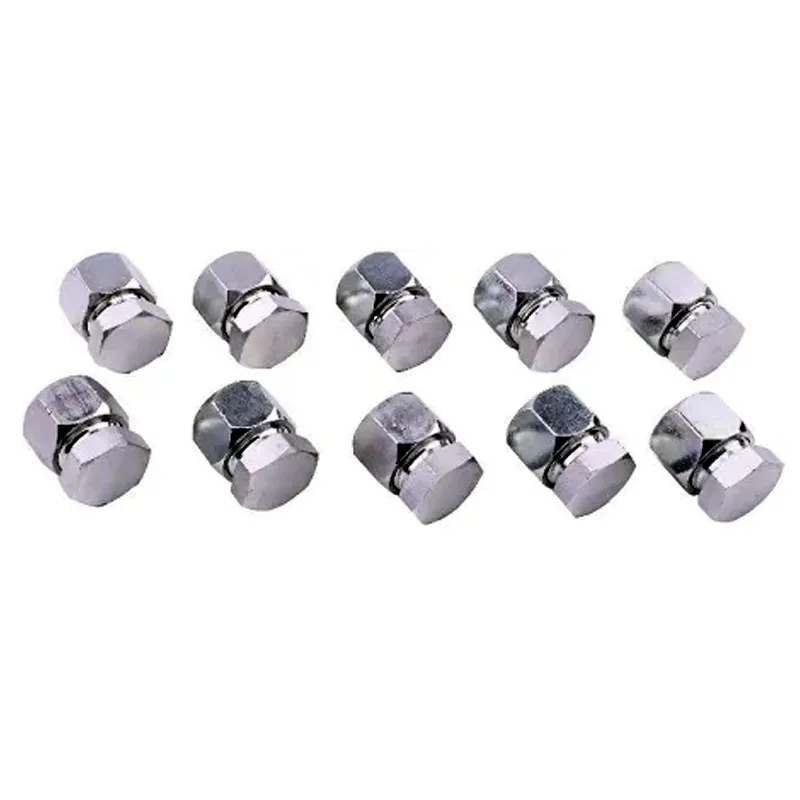 10 Pieces 3/4" JIC Cap and Plug Combo Hydraulic Fitting 2408-12 0304-C-12