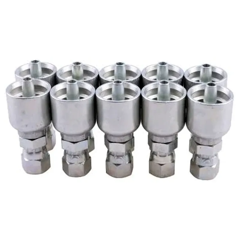 10PCS Hydraulic Hose Fitting With 1/4" Female JIC Swivel 10643-4-4 for Parker