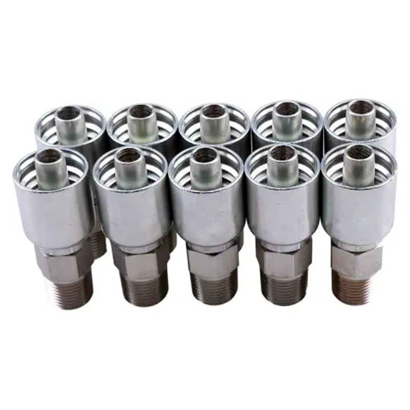 10PCS Hydraulic Hose Fitting With 12 Male NPT 10143-8-8 for Parker