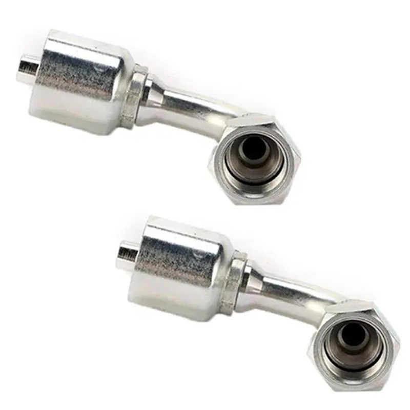 2PCS Crimp Fitting With 3/8" Female JIC 06Z-666 for Parker Weatherhead