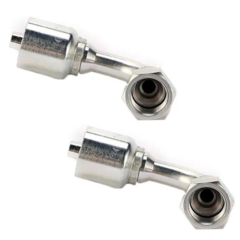 2PCS Crimp Fitting With 3/8" Female JIC 06Z-666 for Parker Weatherhead