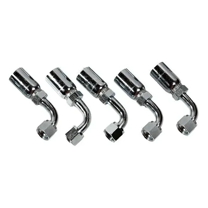 5 Pcs Hydraulic Hose Fitting With 3/8" JIC Female 90 Degree 06U-666 for Parker
