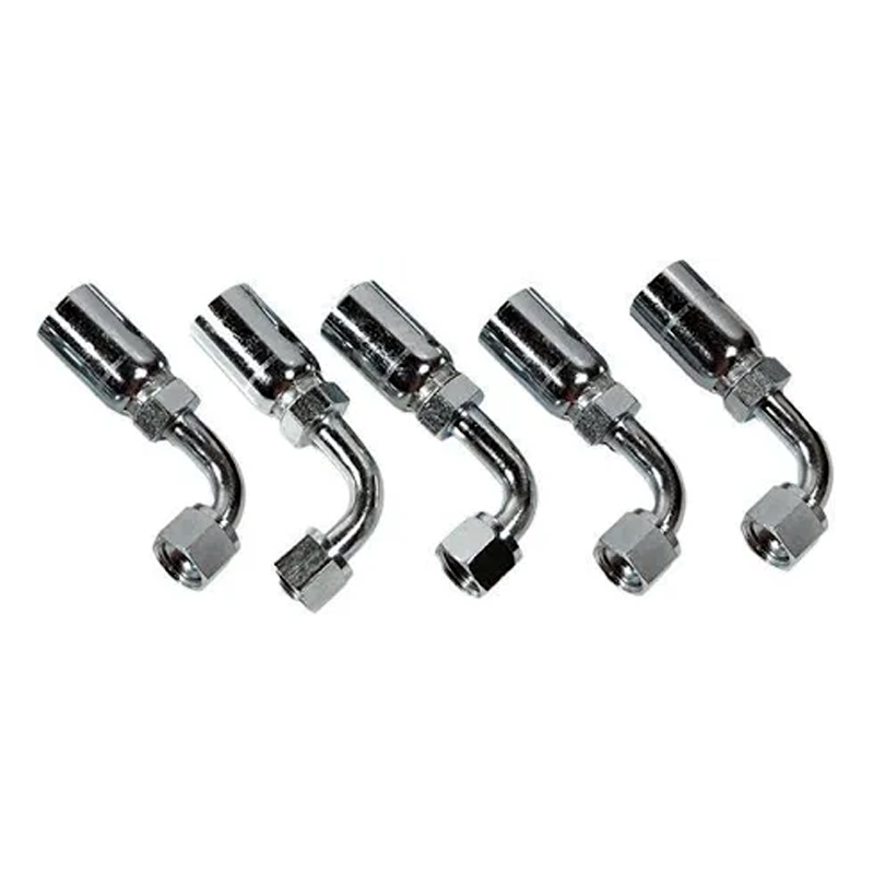 5 Pcs Hydraulic Hose Fitting With 3/8" JIC Female Swivel FJX90-06-06 for Parker
