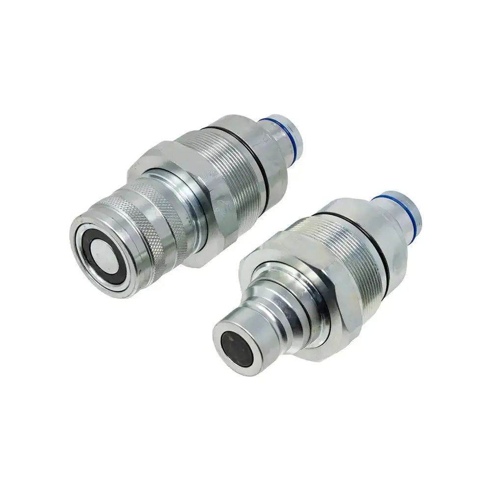 Male Female Flat Face Coupler Kit 7246799 7246802 for Bobcat S740 S130 S150 S160 S175 S185 S205 S250