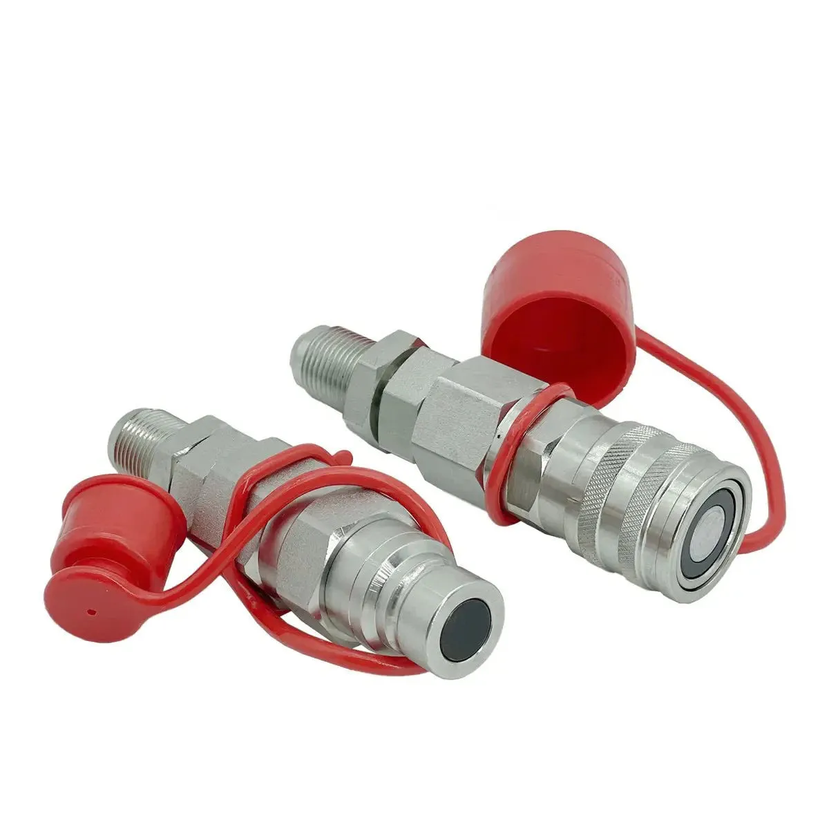 Hydraulic Quick Connect Coupler For Bobcat New Holland CASE GEHL #10 JIC Thread 1/2 Flat Face