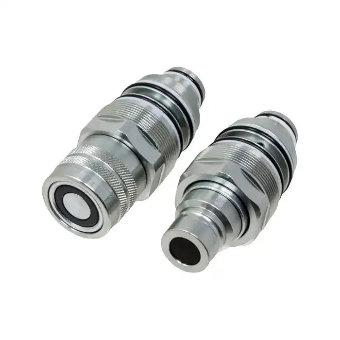 Male Female Flat Face Coupler Kit 6679837 6680018 for Bobcat T140 T180 T190 T200 T300