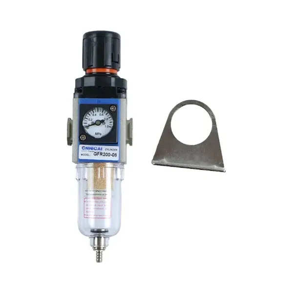PT14 1.0MPa 10CC Air Pressure Regulator Filter with Bracket Board GFR200-08 for Airtac