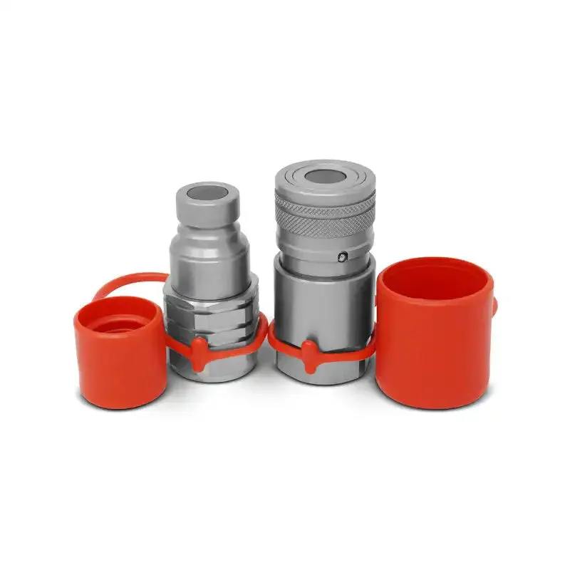 SAE Flat Face Hydraulic Quick Connect Coupler Set For Volvo MC60 MC70 MC80 5/8