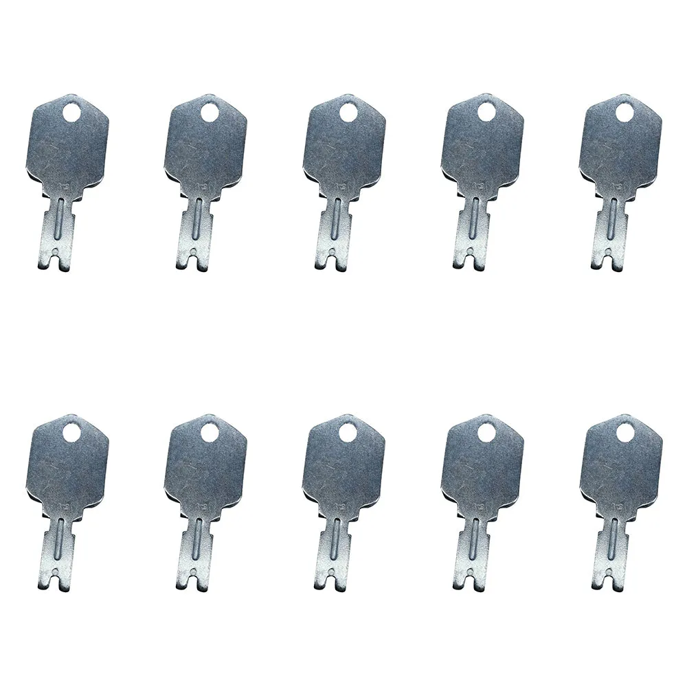 10x Forklift Ignition Keys For Clark Crown Gradall Gehl Hyster Komatsu Yale 166 Ship to US
