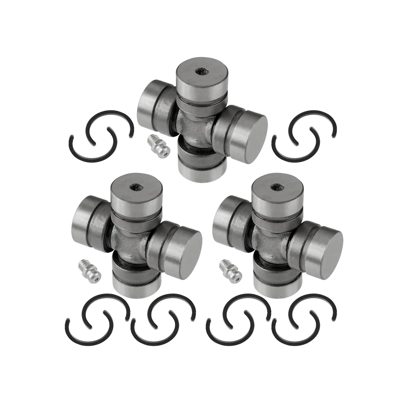 3 Pieces Front Drive Propeller Shaft U-Joint 49050-1075 for Kawasaki UTV KAF950 Mule KAF400 Mule