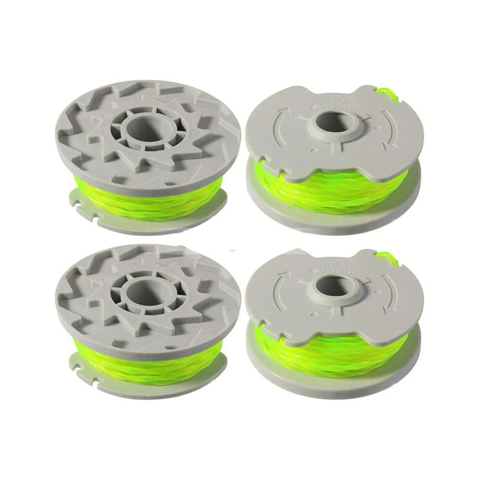 4 Pieces Spool & Line WA0014 for Worx Cordless String Trimmer WG168 WG190 WG191