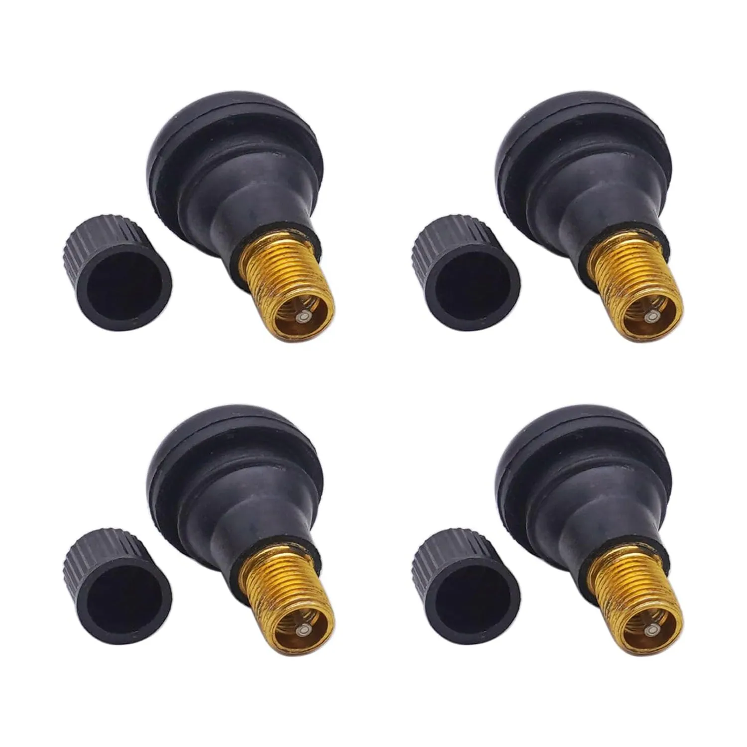 4Pcs Lawn Tractor Tire Valve Stems with caps AM30795 for John Deere LT180 1023E 1025R 1026R 107H 107S 108 110 X125