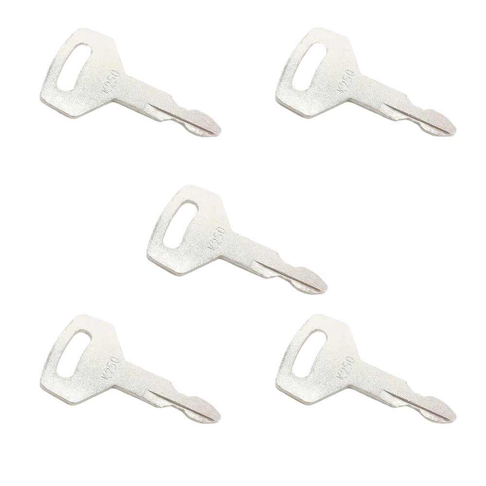 5 Case Kobelco Kawasaki New Holland Mini-Excavator Ignition Keys K250 Ships Free Ship to US