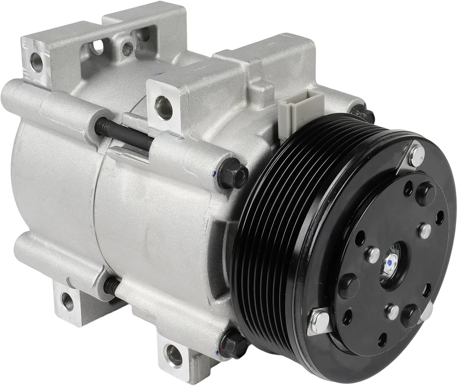 AC Compressor with Clutch for 2000-2003 Ford Excursion 7.3L - Rapid Cooling