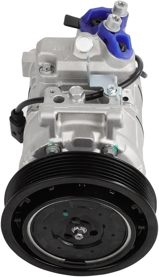 AC Compressor with Clutch – Fits Audi Q5 3.2L (2009-2012) & S4 3.0L (2010-2012) – Rapid Cooling, 6 Grooves