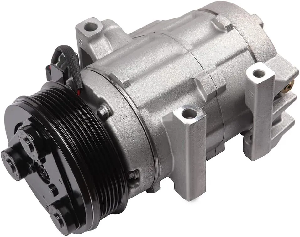 AC Compressor with Clutch – Compatible with Ford F-150, F-250, F-350, F-450, F-550 (4.6L, 5.4L, 6.4L, 2007-2010) & Lincoln Navigator (5.4L, 2007-2014) – Fast Cooling