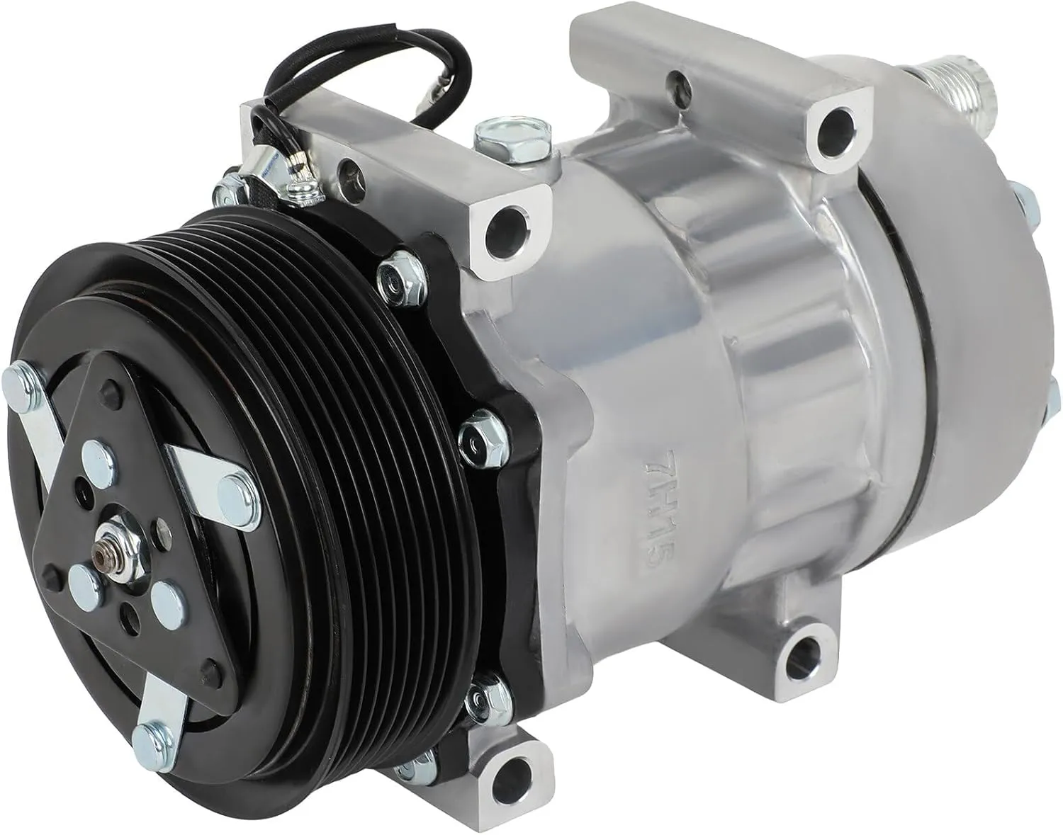 AC Compressor with Clutch – Compatible with Ford F-650 / F-750 5.9L 6.0L 7.2L 2004-2007