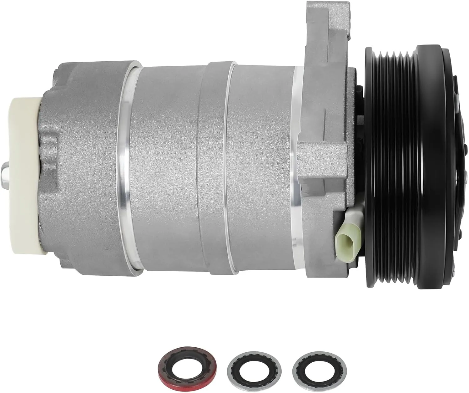 A/C Compressor with Clutch – Fits 1993-1997 Chevrolet Camaro, Pontiac Firebird, Buick Roadmaster 5.7L – Fast Cooling, 6 Groove Pulley