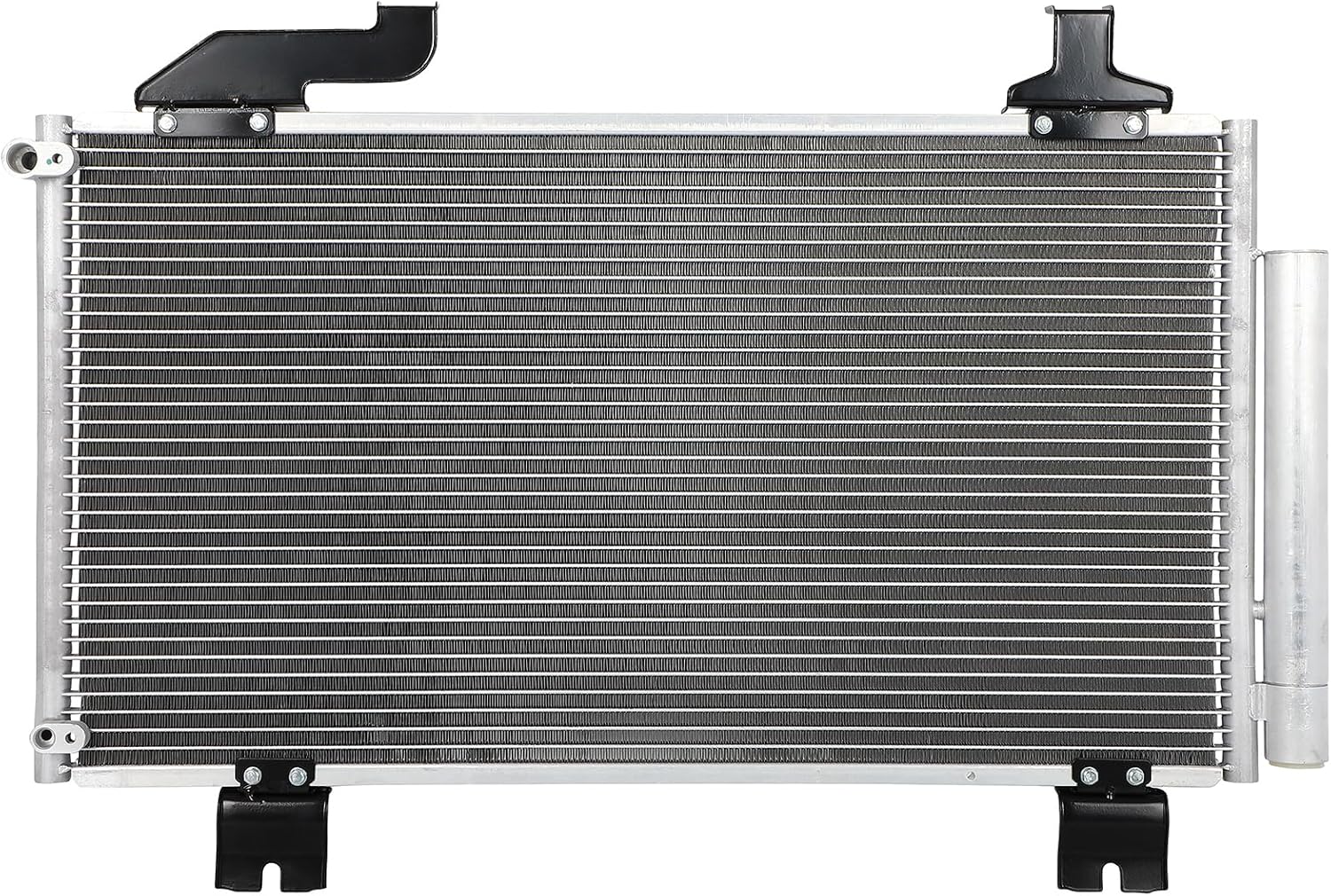 AC Condenser Compatible with 2009-2014 Acura TSX V6 Sedan & 2013-2014 TSX V6 Tech Sedan 4-Door – Radiator Cooling Fan Assembly Replacement (3767, 80100TL2A01, AC3030125)