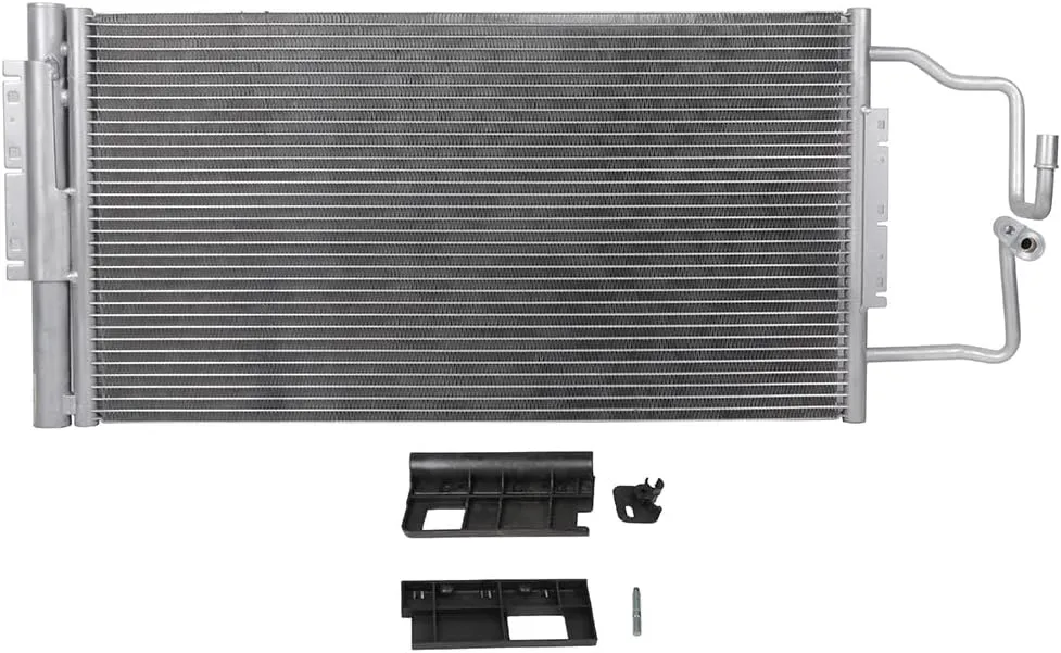 AC Condenser Compatible with 2014-2016 Chevrolet Impala Limited & 2006-2013 Impala – Radiator Cooling Fan Assembly, Replacement 3474, 23287351, 89018842, GM3030268