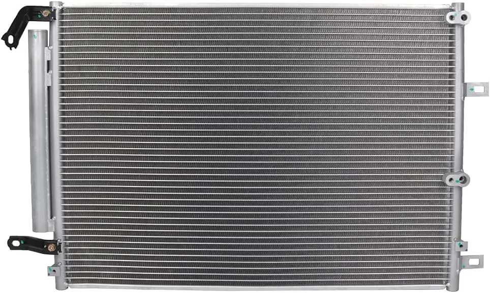 AC Condenser Compatible with 2014-2018 Jeep Cherokee Latitude/Sport/Limited/Trailhawk 4-Door – Radiator Cooling Fan Assembly, Replacement 4361, 52014775AB, CH3030251