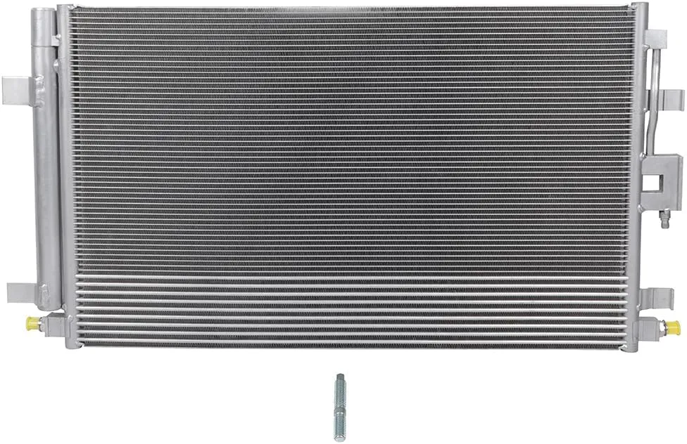 AC Condenser Compatible with 2018-2019 Chevrolet Equinox L/LS/LT/Premier Plus Sport Utility 4-Door, Radiator Cooling Fan Assembly, Replacement 30082, 23270537, 84550136