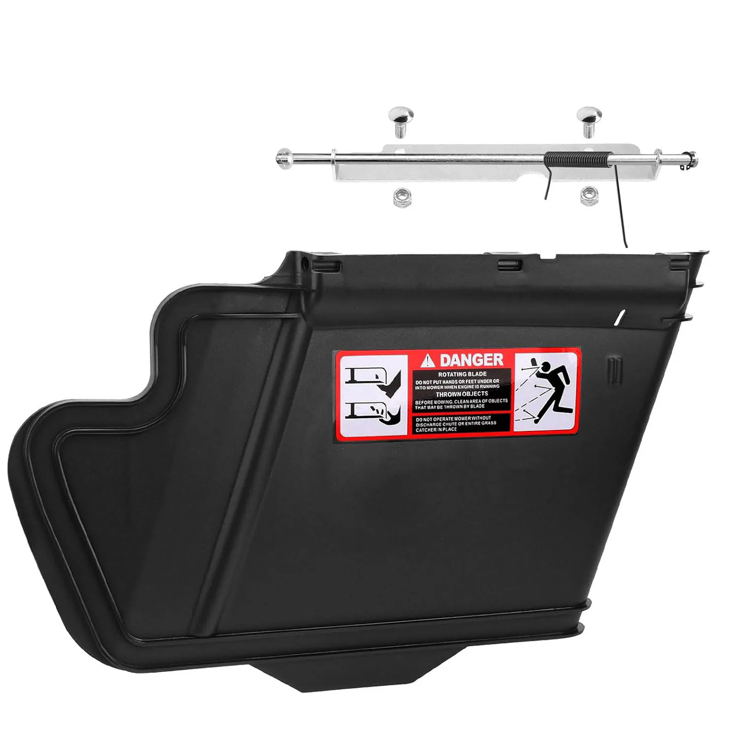 Deck Discharge Chute For John Deere 48" 54" Decks 1025R 2025R GX325 Z425 Z445 - W/Installation Screws, Springs, etc