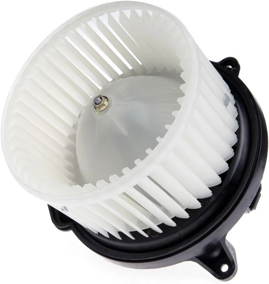 HVAC AC Heater Blower Motor with Fan Cage, Front for 2005-2015 Nissan Frontier, 2005-2012 Pathfinder, 2005-2015 Xterra
