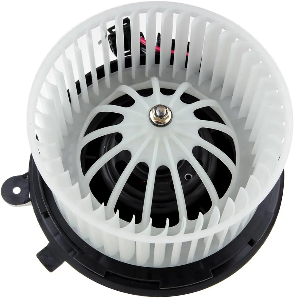 HVAC AC Heater Blower Motor with Fan Cage, Front – Compatible with 2011 Mercedes-Benz C180, 2010–2011 C200, 2008–2009 C230