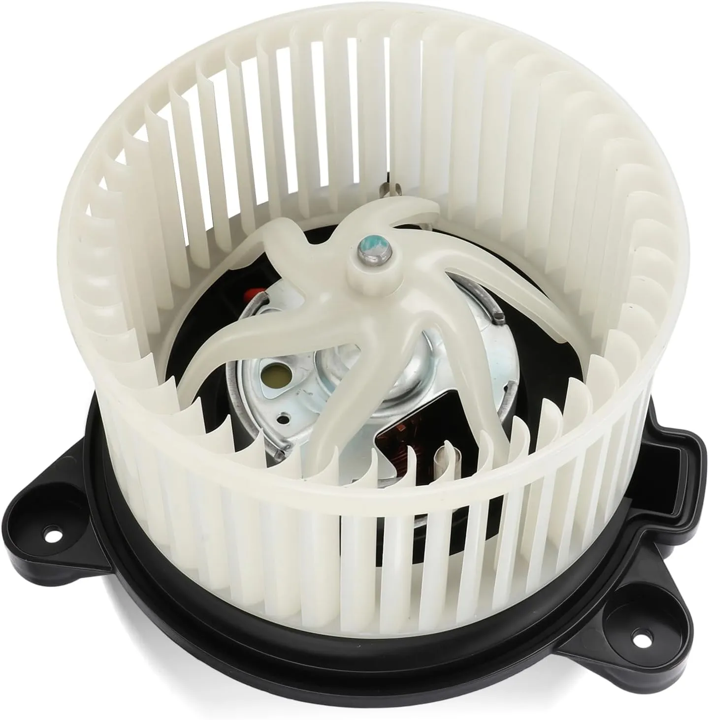 HVAC Blower Motor with Fan Cage Replacement - Compatible with 2005-2010 Dodge Dakota, 2006-2009 Mitsubishi Raider, Ram Dakota - OE Replaces 700198, 5161007AB, 334-58009-000, CH3126125