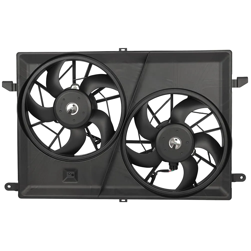 Radiator Cooling Fan Assembly Compatible with 2008-2017 for Buick Enclave/2007-2017 for GMC Acadia/2007-2010 for Saturn Outlook,Replace 621-390,621930,FA70469,1581657,CF12045,GM3115219