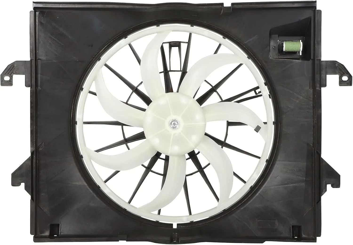 Radiator Cooling Fan Assembly Compatible with 2009-2012 Dodge Ram 1500 – Engine Cooling Fan Replacement (621410)