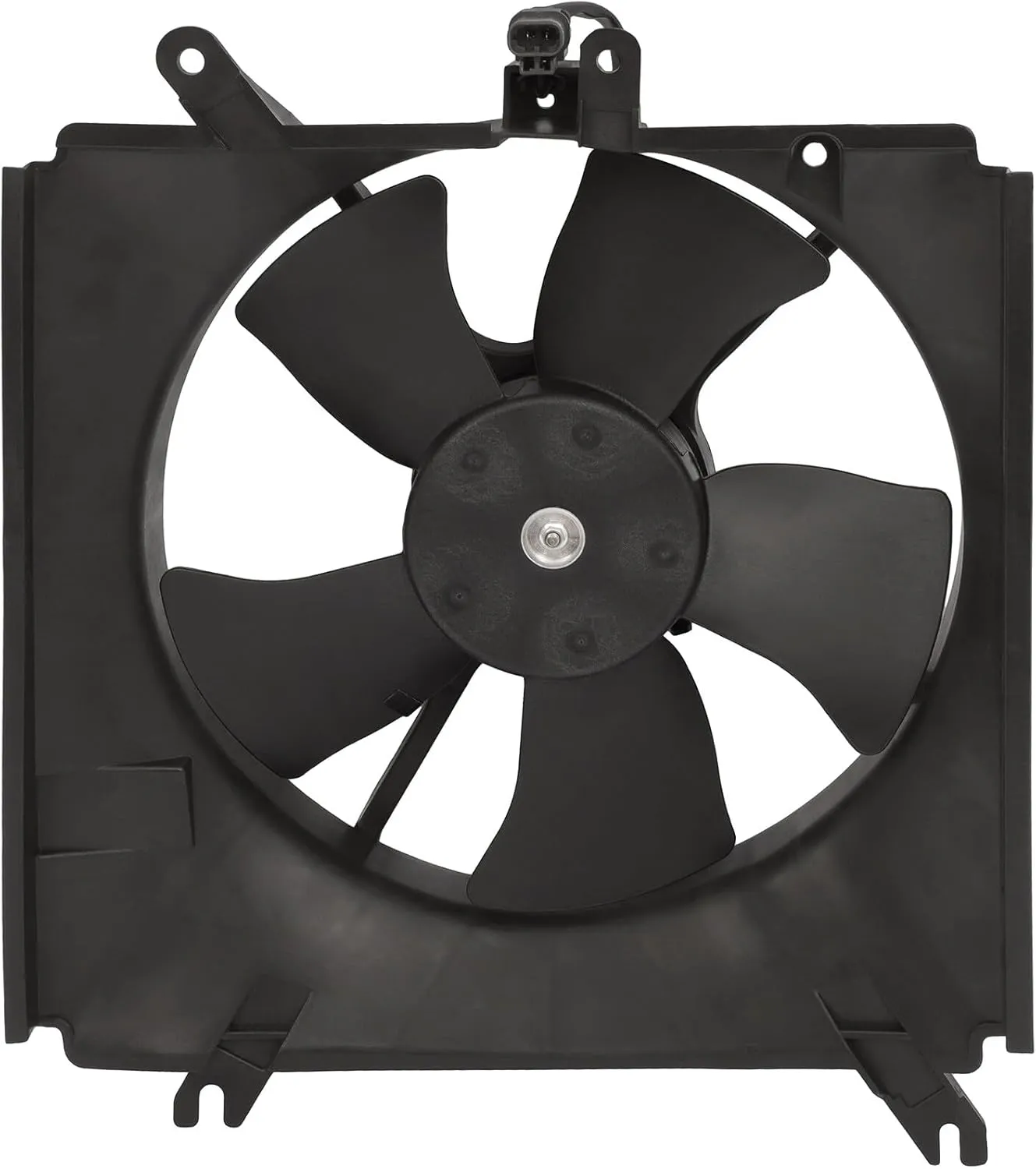Radiator Cooling Fan Assembly Compatible with 2003-2005 Kia Rio (601160)