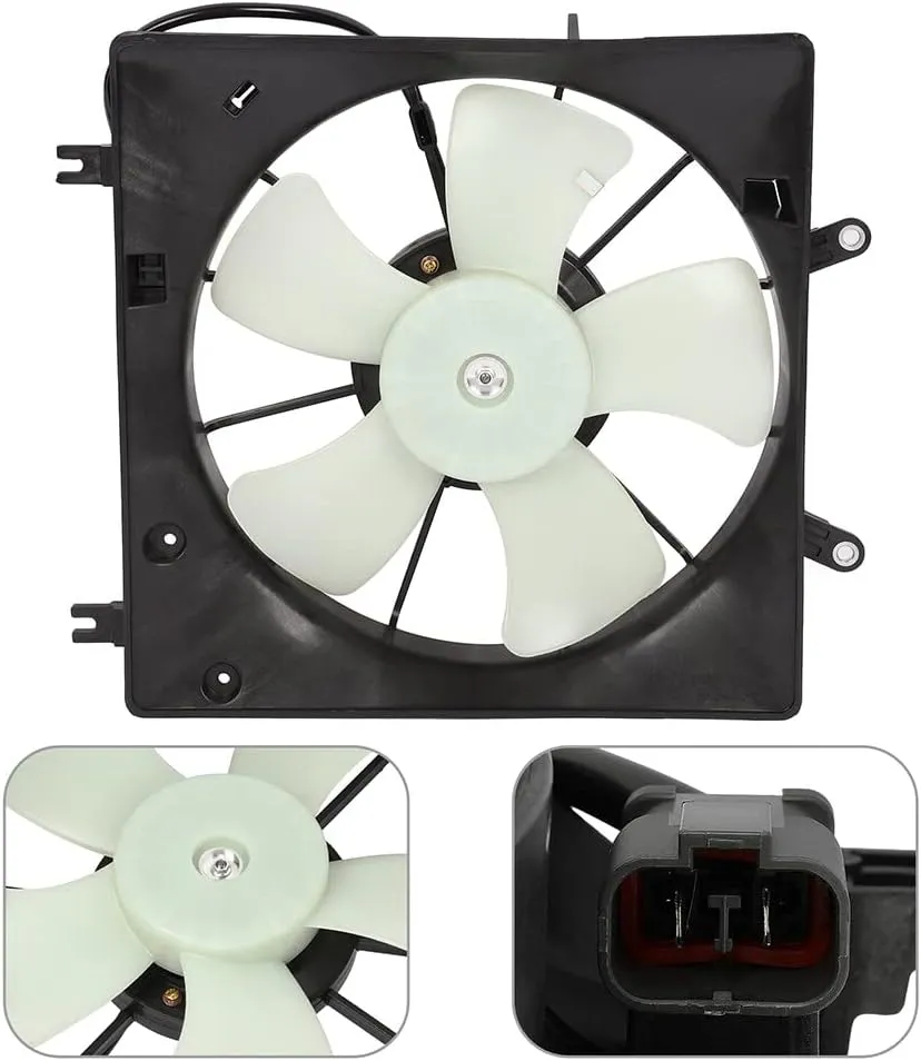 Radiator Fan Assembly Compatible with 2003-2007 Honda Accord (674-59792, 19030RCAA01)