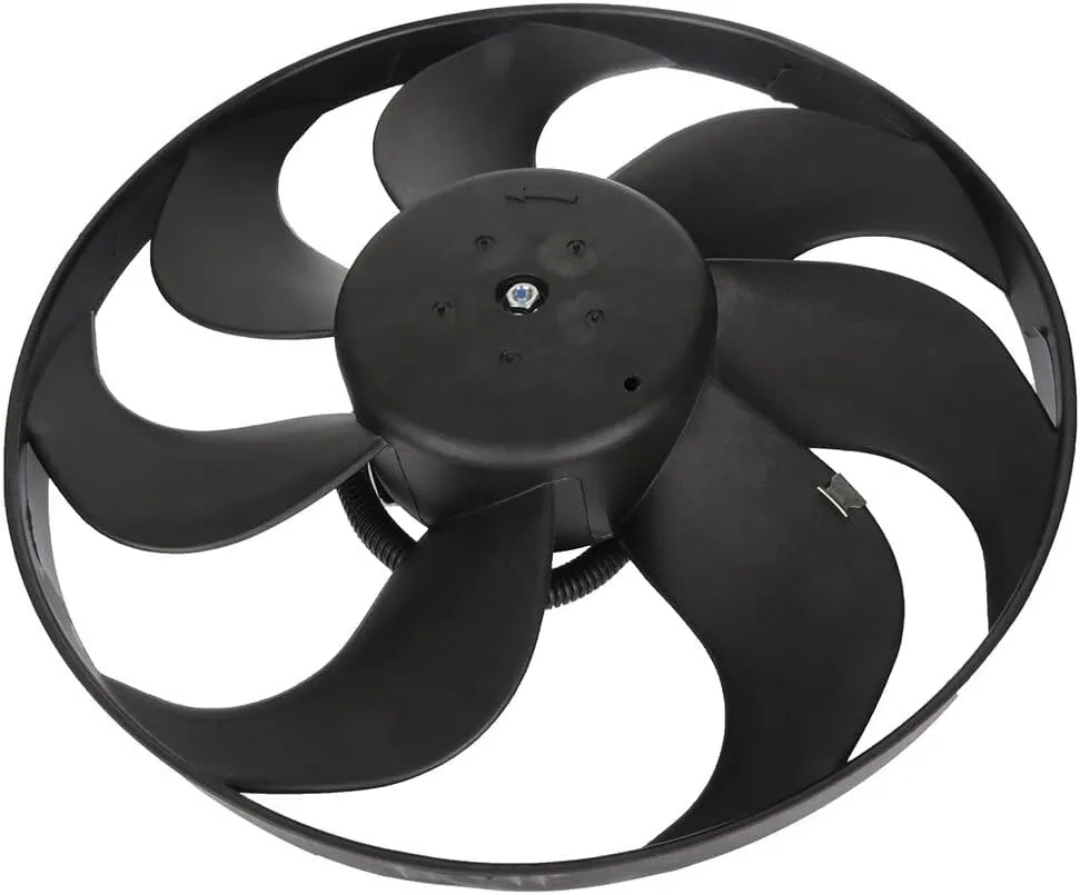 Radiator Fan fit 2000-2002 for TT 2000-2006 for TT Quattro 1999-2006 for Golf 1999-2005 for Jetta, Cooling Fan