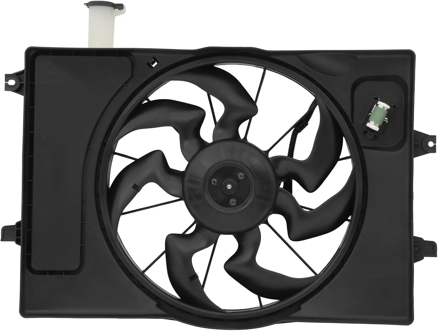 Radiator Fan fit 2017-2018 for Hyundai Elantra 2018 for Hyundai Elantra GT 6010321,76383,2812040,HY3115158,623820,6010310,2812020,HY3115156, Cooling Fan