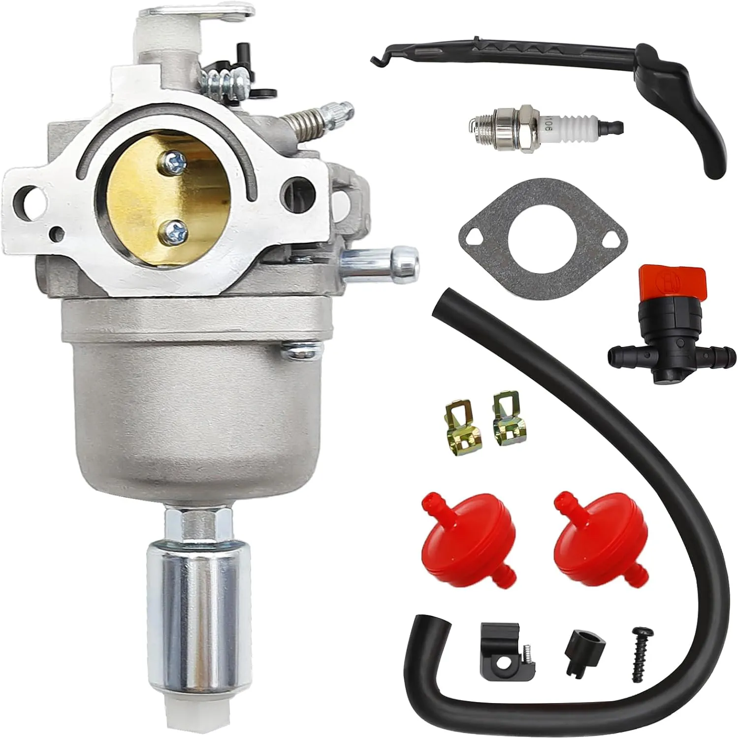 Carb Tune Kit Carburetor 790418 For John Deere D105 D100 D110 LA105 LA110 LA115 L1742 LA125 Lawn Tractor B&S Intek 14hp 15hp 16hp 17hp 17.5 Hp 18hp