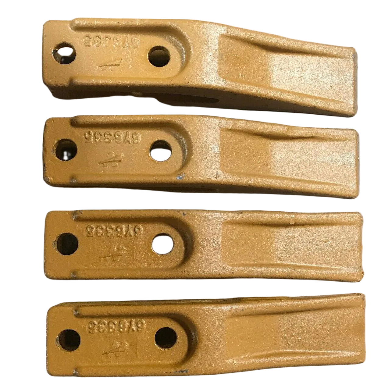 4 PCS Tooth-UNI 135-8203 6Y-6335 for Caterpillar CAT 414E 416B 416C 416D 416E 416F 420D 428E 428F 430D 430E 430F 432D