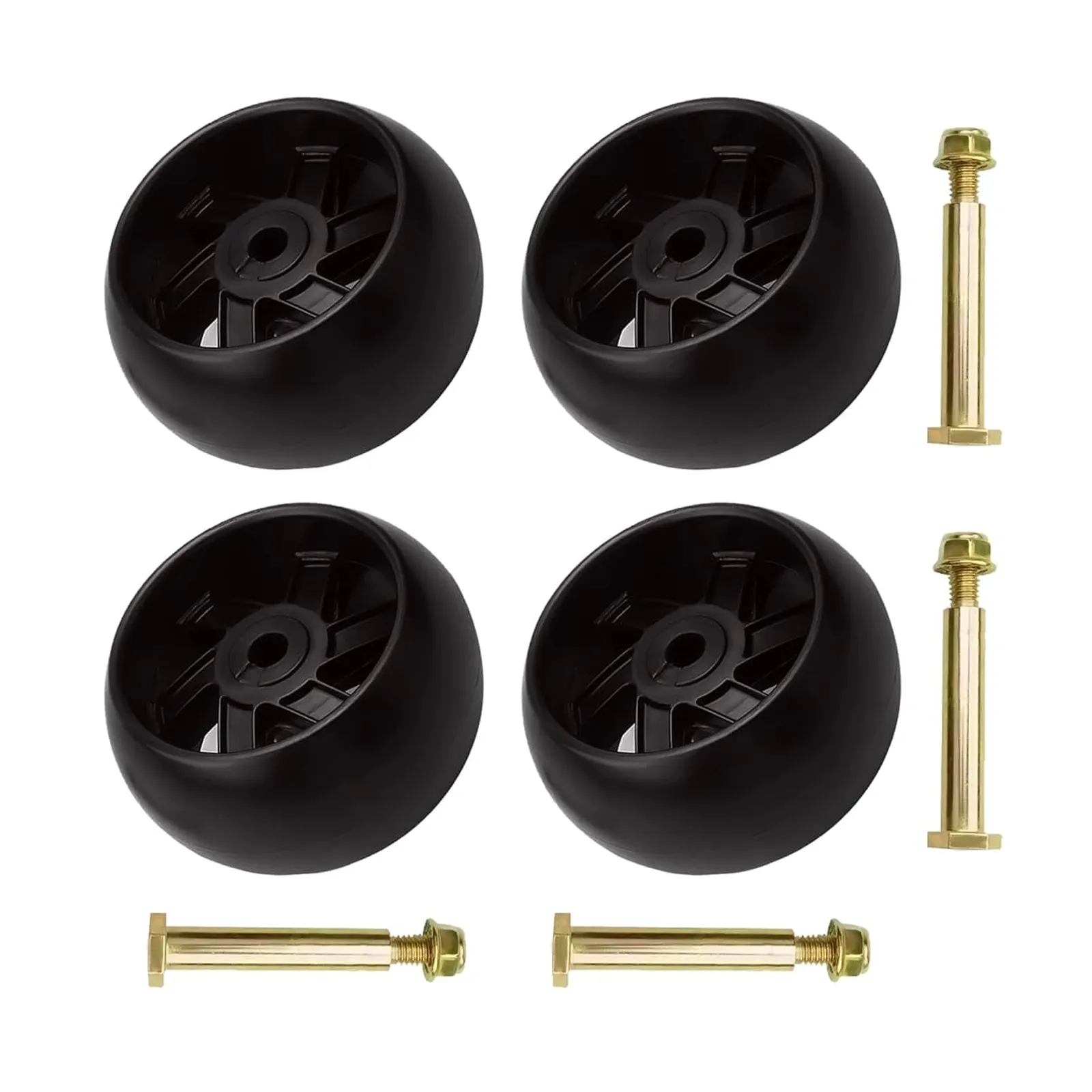 Deck Wheel Kit 753-04856A 734-03058 for Ariens Cub Cadet Excel Hustler John Deere MTD Murray Simplicity Toro Wright Mfg