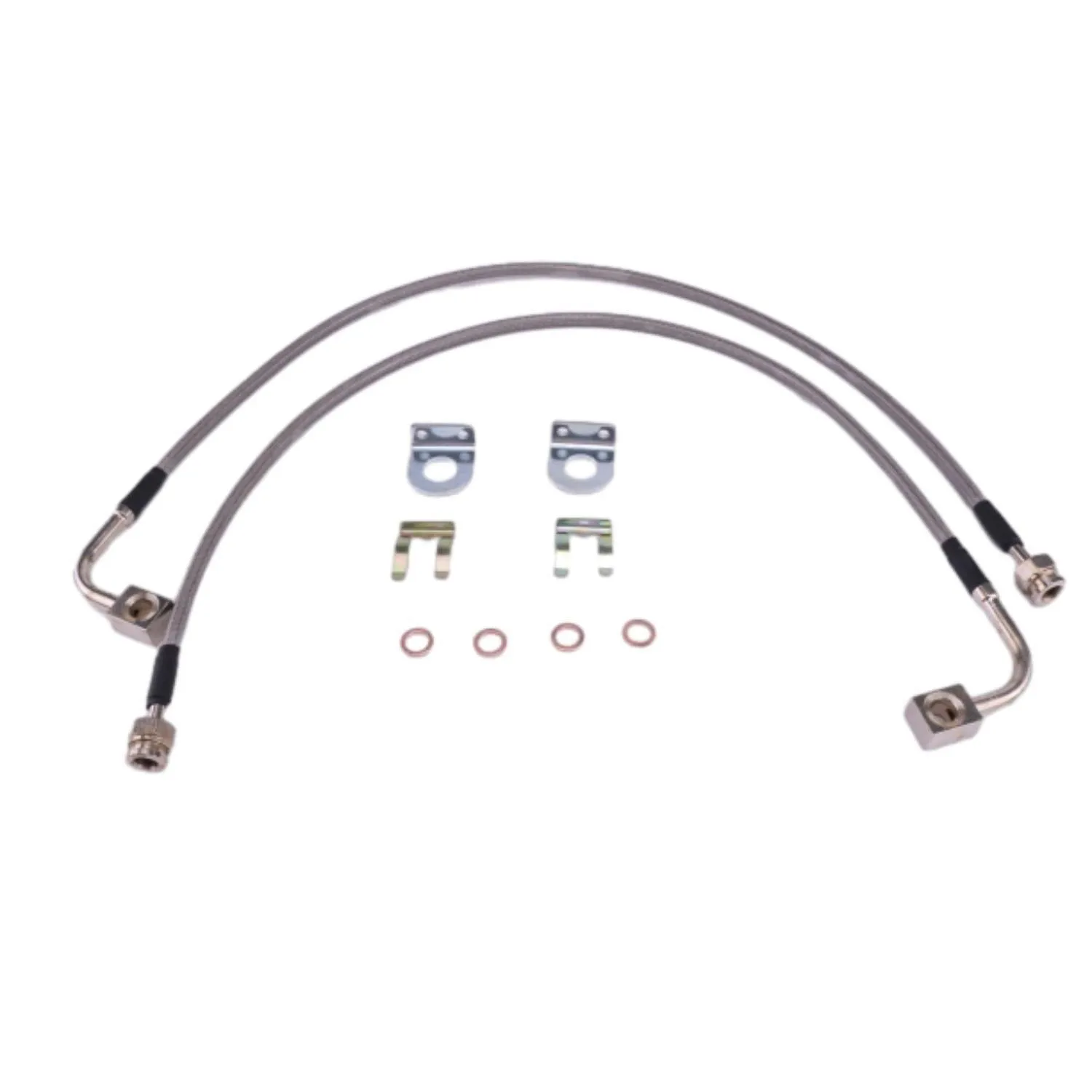 Rough Country GM Extended Front Brake Line 89370 for Chevy Silverado GMC Sierra 2007-2019 1500 2011-2019 2500 3500HD